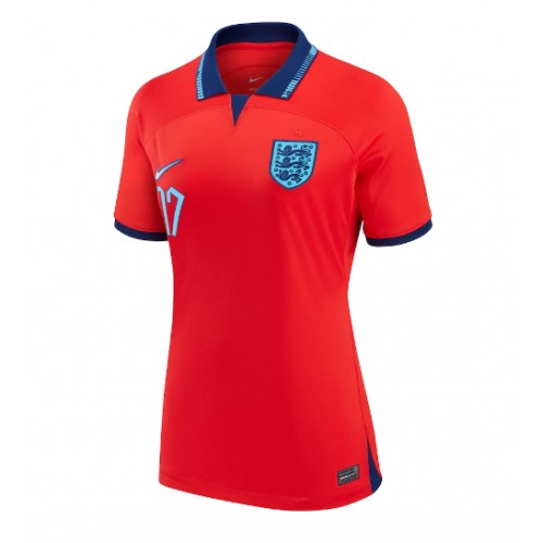 England Bukayo Saka #17 Bortedrakt Kvinner VM 2022 Kortermet England Bukayo Saka #17 Bortedrakt Kvinner VM 2022 Kortermet